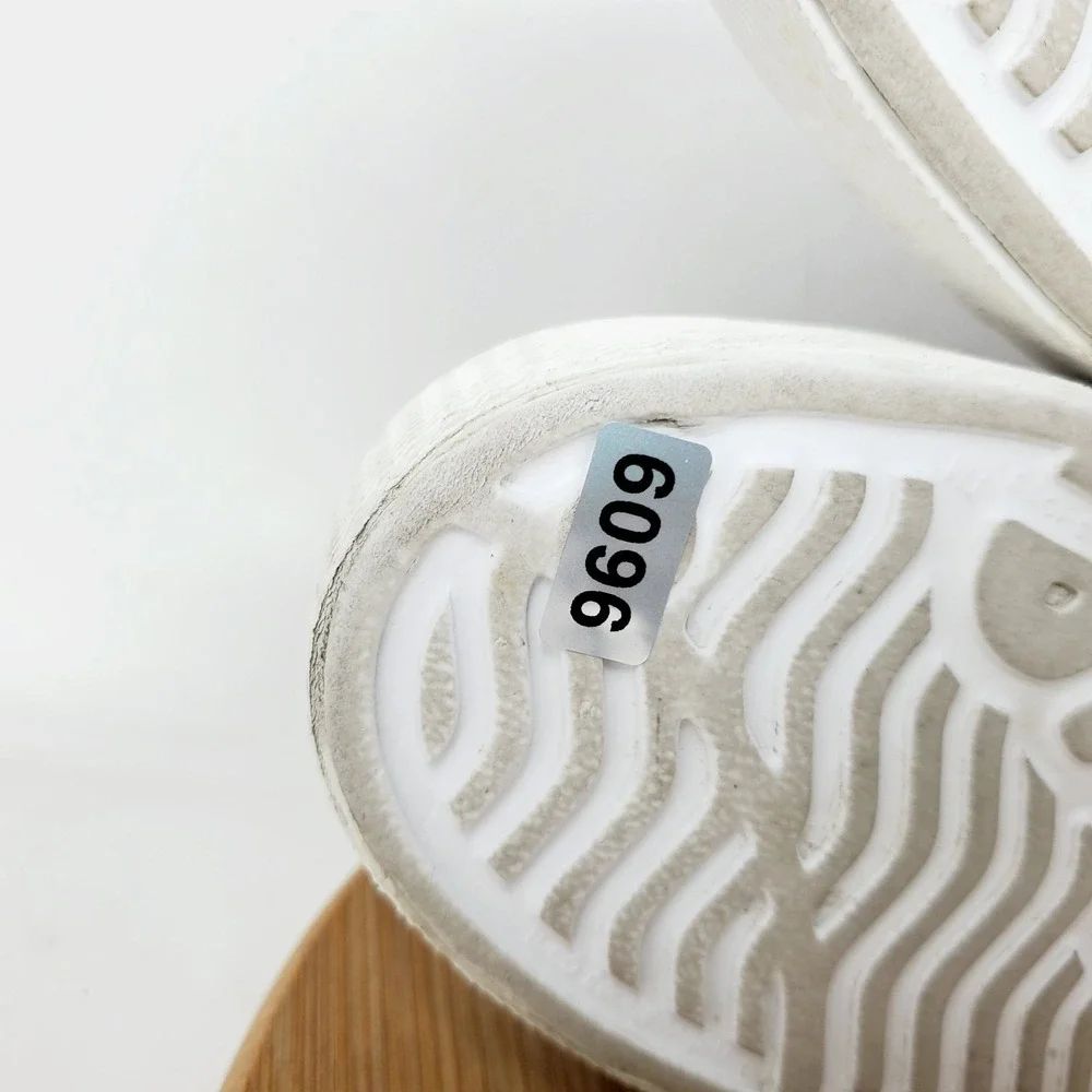 Native Jefferson Shoes Big Kids 3 Girls Boys White Slip On Sandal Play School J3